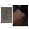 Miniatyrbild 7 av 8: Sparkling Anklet Summer Temperament Light Luxury Niche Design S