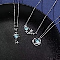 Pikkukuva 3 / 7: Muoti Fantasia Starry Planet kaulakoru Universe Star Key Pendan C