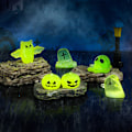 Pikkukuva 3 / 8: Sarjakuva Hämärän Halloween Kurpitsa Aave Koristeet Luova A8