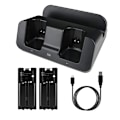 Miniatyrbillede 4 af 7: Ladestation Lader Dock til Wii U fjernbetjening Gamin black