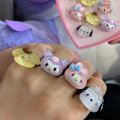 Pikkukuva 2 / 8: Cinnamorolls Anime Ring säädettävät tarvikkeet ja HelloKittys My A2