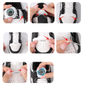 Miniatyrbillede 8 af 8: Metal Wire Swivel Automatisk Spænde Rope Sneaker Shoe Snørebånd No Ti A2