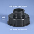 Miniatyrbillede 1 af 6: IBC Adapter S100xS60 Til Dn100 Reducer S60 IBC Tank Connector Ada