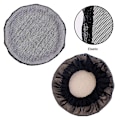 Miniatyrbillede 1 af 8: Lille hul sort elastisk mesh Snood hår Net Bun Cover til bold C