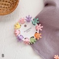 Miniatyrbilde 6 av 8: 10 stk jente hår tilbehør e valper hårnål Håndlagde blomster C