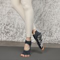 Miniatyrbillede 1 af 8: Kvinder Halvtå Ballet Yoga Sokker Skridsikre Peep Toe Anti-Slip Pi A8