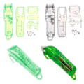 Miniatyrbillede 2 af 8: 8 stk/sæt Barber Elektrisk Clipper Shell Sæt til 8591 8148 Modifi Gray