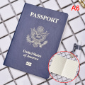 Miniatyrbillede 1 af 5: Rejsepas Holder PU Læder Passport Beskyttelsescover Fas A6