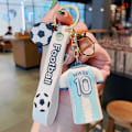 Pikkukuva 8 / 8: Jalkapallojersey-avaimenperä sarjakuva ja nuken avaimenperä Creative Fashio A3