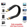 Miniatyrbilde 7 av 8: Multifunksjonell PD240W USB4.0 40Gbps FPC datakabel Type-c Inte A2 without keychain