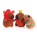 Pikkukuva 5 / 8: Capybara-avaimenperä pehmo-nukkelelut vesi marsu avaimenperä Monk