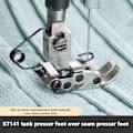 Miniatyrbilde 1 av 7: 1 stk KT141 Flat Car Front Rear Interactive Presser Foot For Sewi