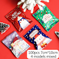 Miniatyrbillede 8 af 8: 100 stk Santa Cookie Hot Seal poser til håndlavede Candy Nougat Bis B