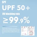 Miniatyrbillede 8 af 8: 1 stk UV solrig paraply solskærm e kæledyr katteklo håndtag foldbar U three black