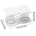 Miniatyrbild 1 av 8: Spring Tissue Box Presenterar Box Spring Tray Automatisk pappersduk White