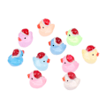 Miniatyrbilde 6 av 8: 1 stk Mini Lysende Harpiksender Glow In The Dark Miniatyr Ornament Pink
