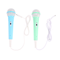 Miniatyrbilde 7 av 8: Kablet mikrofon 3,5 mm jack lettvekts sangmekanisme Home Ki Sky blue