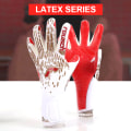 Miniatyrbillede 4 af 8: Latex slidstærk og skridsikker specialiseret fodboldmålmand Black Red Size 9