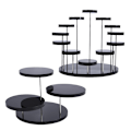 Miniatyrbilde 5 av 8: Cupcake-stativ Akryl Display Stativ For smykker Kake Dessert Ra Transparent 12