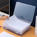 Miniatyrbillede 4 af 8: Book A4-dokumentopbevaringsboks Desktop-testpapiropbevaringscertifikat L