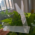 Miniatyrbild 6 av 8: Klar akryl Hand Display Stand Pistol Rack Hållare för modell Clear