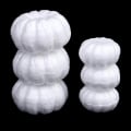 Miniatyrbilde 7 av 8: Skum Gresskar Hvit Blank Halloween Jul Simulering Gresskar 20cm