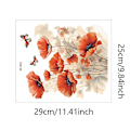 Miniatyrbild 1 av 8: Badrum Toalett Stickers Modern Minimalistisk Blomster Mönster Själv