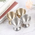 Miniatyrbilde 3 av 8: Kokte eggekopper i rustfritt stål Stand Rack Egg Holder Egg Hold Gold