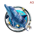 Pikkukuva 8 / 8: Sea Life Sea Turtle WC-kannen tarra Ikkuna seinä tarra Etusivu A1