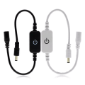 Miniatyrbilde 2 av 8: LED Strip Touch Dimmer Lysstyrkekontroll LED Dimmer Switch Dim Black