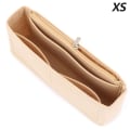 Pikkukuva 7 / 8: Huopakankainen laukkuvuori sopii Luxury Bag Insert Organizer Cosmeen Khaki L