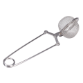 Miniatyrbillede 1 af 5: Te Infuser Rustfrit Stål Kugle Mesh Te Si Kaffe Her Silver