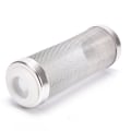 Miniatyrbilde 5 av 8: holdbart rustfritt stål filter mesh akvariefilter vakt fisk 6.8cm