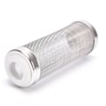 Miniatyrbillede 5 af 8: holdbart rustfrit stål filter mesh akvarie filter vagt fisk 8.5cm