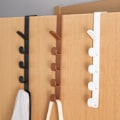 Miniatyrbilde 2 av 8: Fivesegment Dørkrok Frakk Vesker Håndklær Caps Hårbånd Sømløs H Brown