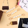 Miniatyrbillede 2 af 8: Taske forlængerkæde Crossbody pung Pearl Chain Strap Håndtaske D 18CM
