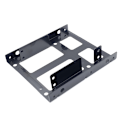 Miniatyrbillede 2 af 5: 2,5 til 3,5 harddiskbeslag Harddisk Dobbelt Desktop SSD-montering