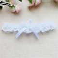 Miniatyrbilde 2 av 6: kvinner brude elastisk blonder bowknot strømpebånd bein belte bryllup del Pink