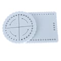Miniatyrbillede 6 af 8: Kumihimo Perle Snor Disk/Disk Fletning Flettet Plade DIY Hånd B