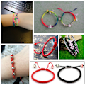 Miniatyrbilde 4 av 8: 24 meter 1,0 mm nylonsnor armbånd flettet streng DIY dusker B Red