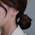 Miniatyrbillede 4 af 5: 1 Par Elegant e Earing Claw Ear Hook Clip Stud Øreringe til Wom