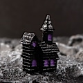Miniatyrbilde 8 av 8: Mikro landskap Halloween dekorasjon tilbehør gresskar harpiks A19