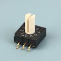 Miniatyrbild 4 av 8: 2st RM3HAF-10 vridomkopplare 10 0-9 Kodningsomkopplare Patch 3: Black