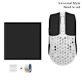 Miniatyrbild 1 av 8: 12*11cm DIY Anti-Slip Universal Style Mouse Sticker Wireless Ga A18