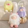 Miniatyrbild 5 av 8: e Långt hår Lilla monster Dudu Plysch Doll Toy Fylld Toy Mjuk Yellow