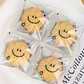 Miniatyrbillede 6 af 8: 100 stk Snowflake Crisp Cookie emballagepose Selvklæbende pose B 100pcs