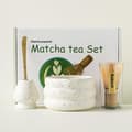 Bambu Matcha Vispset Matcha Visp Visphållare Traditionell T White 4Pcs
