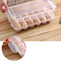 Miniatyrbilde 7 av 8: 10/18/34 Grids Egg Oppbevaringsboks Med lokk Kjøleskap Egg Box F.eks 34grid