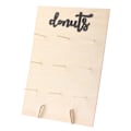 Miniatyrbillede 1 af 6: Træ Donuts Væg Display Stand Holder A2