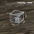 Miniatyrbillede 8 af 8: Firkantet Høj Transparent Plastic Box Betta Breeding Box Mini Can A3
